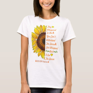 Camisa de girasol para concientización RSD/CRPS