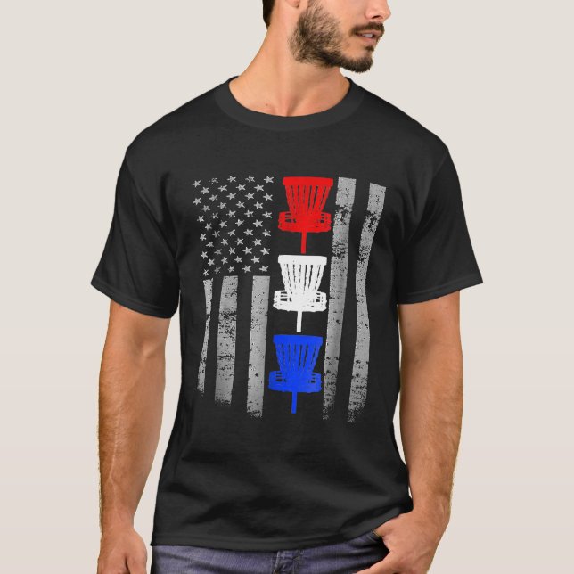 Camisa de Golf de Disco - Bandera de Golf de Disco (Anverso)