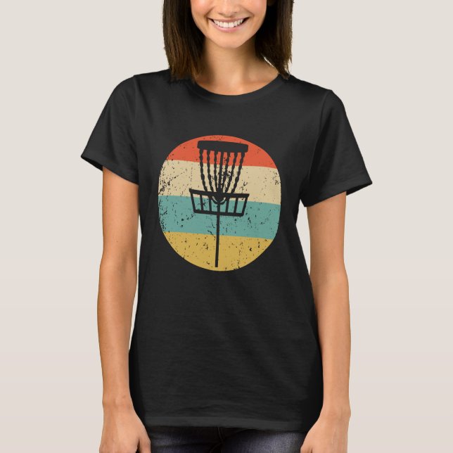 Camisa de Golf de Disco - Camiseta T-Cesta de Golf (Anverso)