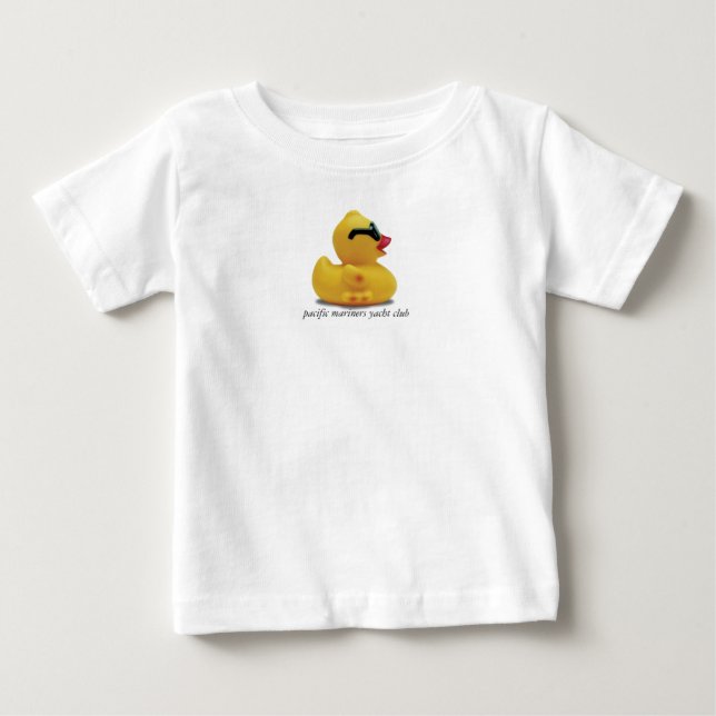 Camisa de goma del bebé de PMYC Duckie (Anverso)