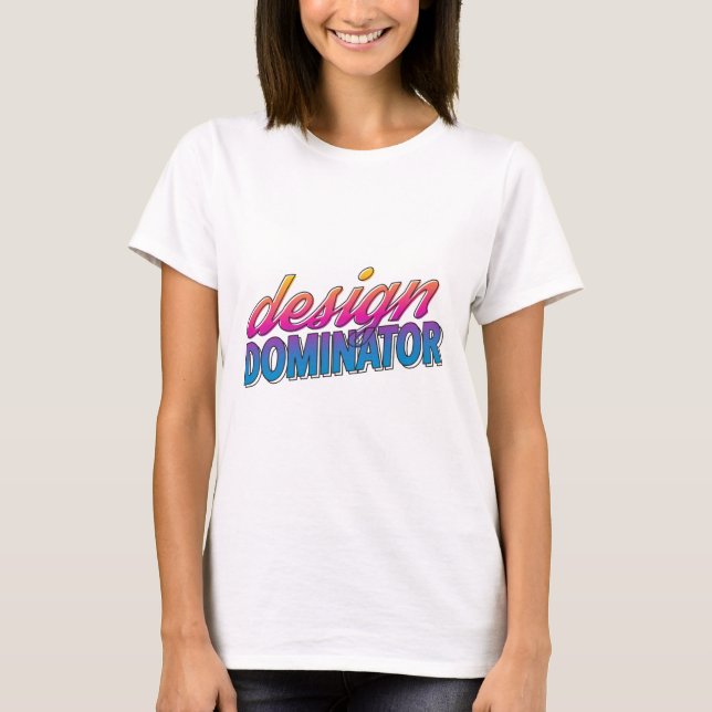 Camisa de Gradación de Dominador de Diseño (Anverso)