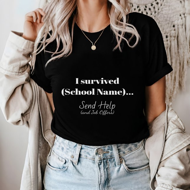 Camisa de graduación minimalista (Subido por el creador)