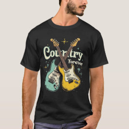 Camisa de guitarra vintage para siempre