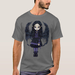 Camisa de hadas gótica de los corazones de papel