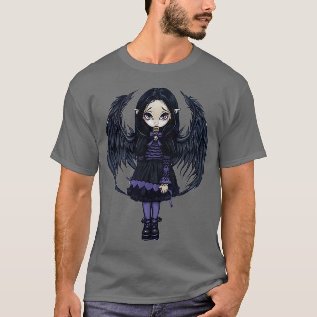 Camisa de hadas gótica de los corazones de papel (Anverso)
