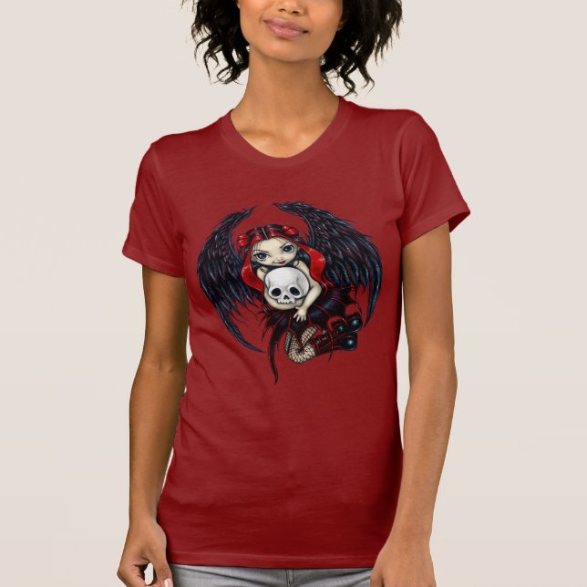 Camisa de hadas gótica del Stealer del cráneo (Anverso)