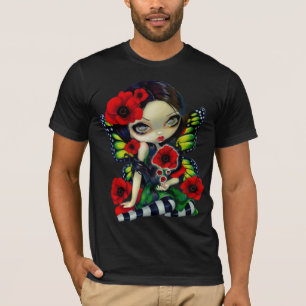 CAMISA de hadas gótica mágica de la amapola