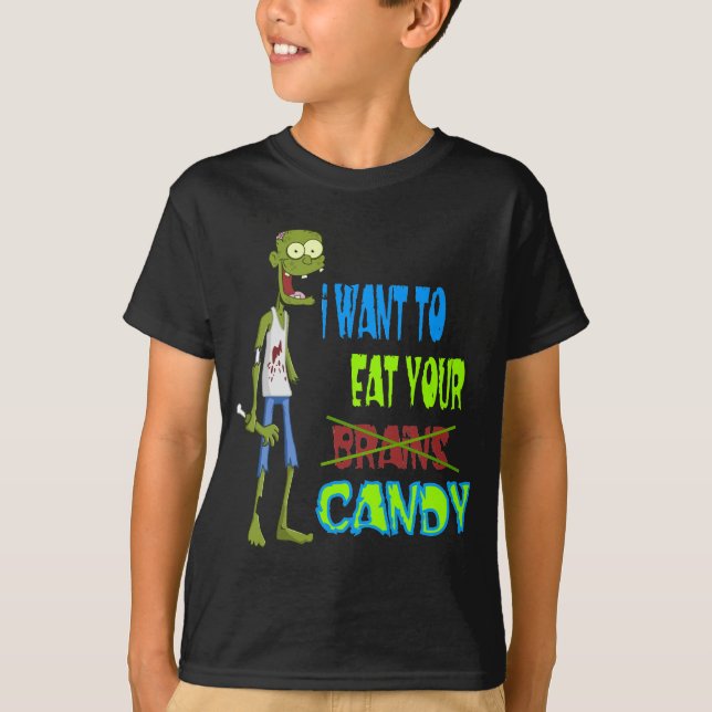 Camisa de Halloween de los niños (Anverso)