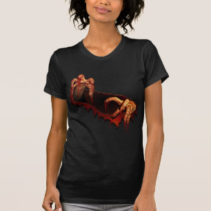 Camisa de Halloween de mujeres Gory Zombie