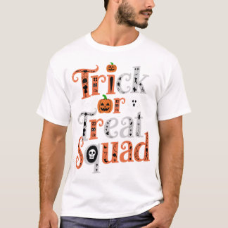 Camisa de halloween de truco o truco para tratar -