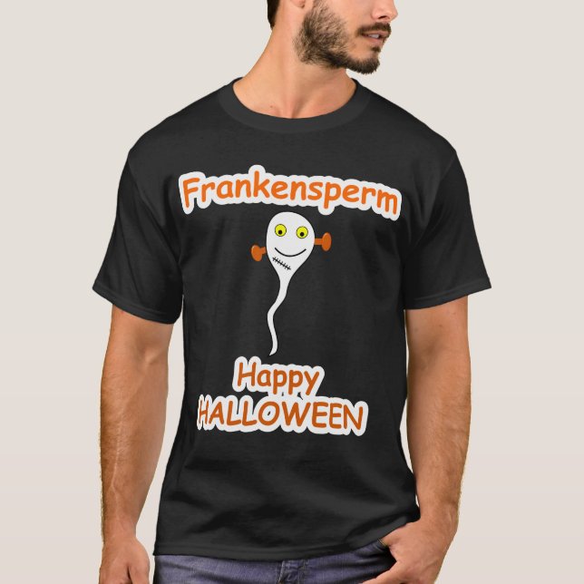 CAMISA DE HALLOWEEN: FRANKENSPERM (Anverso)