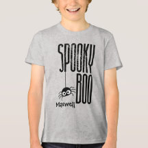 Camisa de Halloween para niños de Boo con miedo al