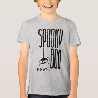 Camisa de Halloween para niños de Boo con miedo al