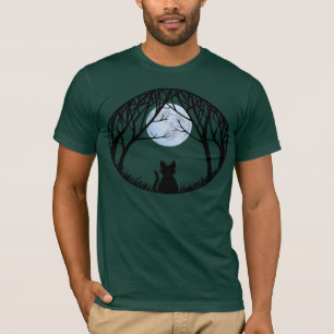 Camisa de Halloween Spooky Cat Unisex Shirte Tee