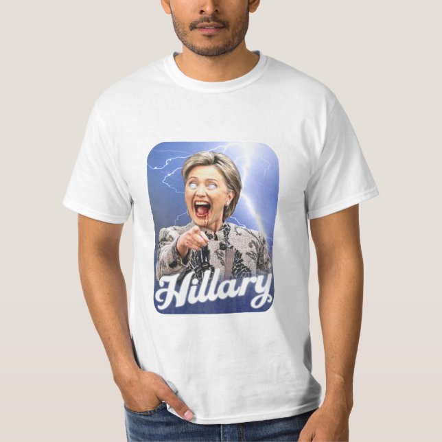 Camisa de Hillary Clinton - divertida, v.1 (Anverso)