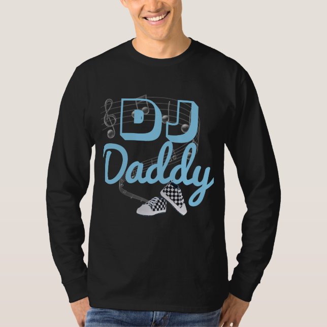 Camisa de Hip Hop Baby Shower del papá de DJ (Anverso)