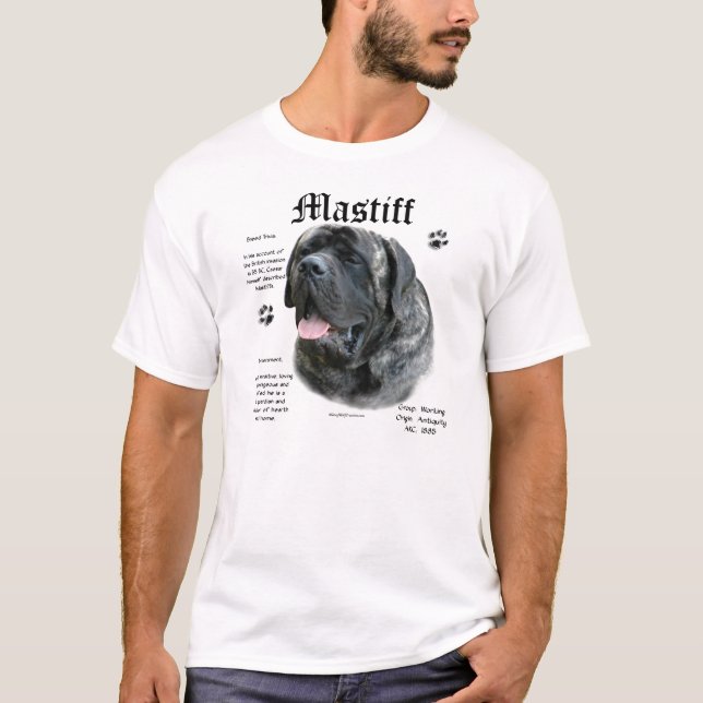 Camisa de historia de Brindle Mastiff (Anverso)