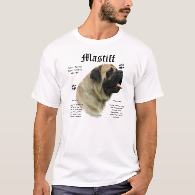Camisa de historia de Fawn Mastiff (Anverso)