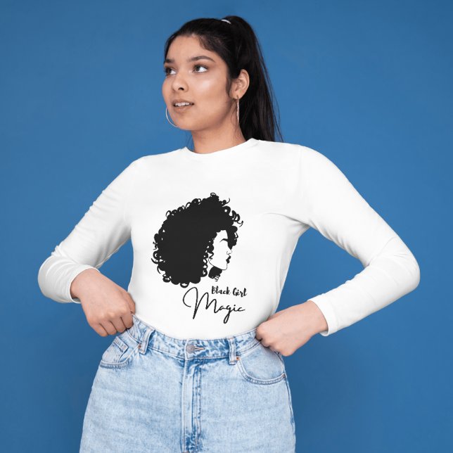 Camisa de historia negra para mujeres afro (Subido por el creador)