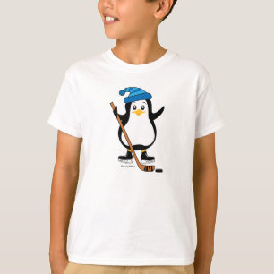 Camisa de hockey para niños pingüino