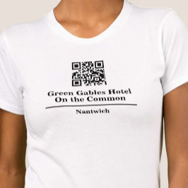Camisa de hotel o restaurante con camiseta con cód