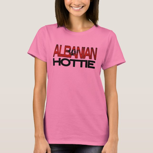 Camisa de Hottie del albanés (Anverso)