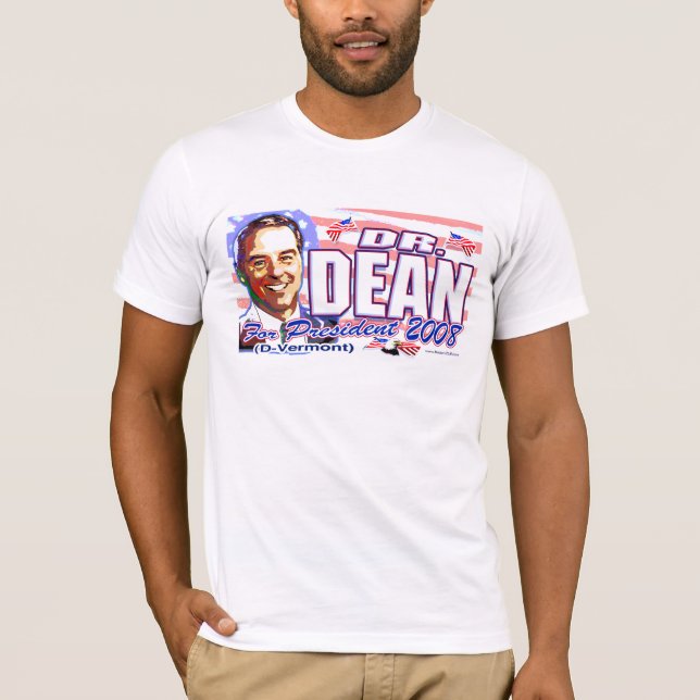 Camisa de Howard Dean '08 (Anverso)