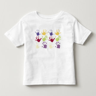 Camisa de huella manual de Toddler