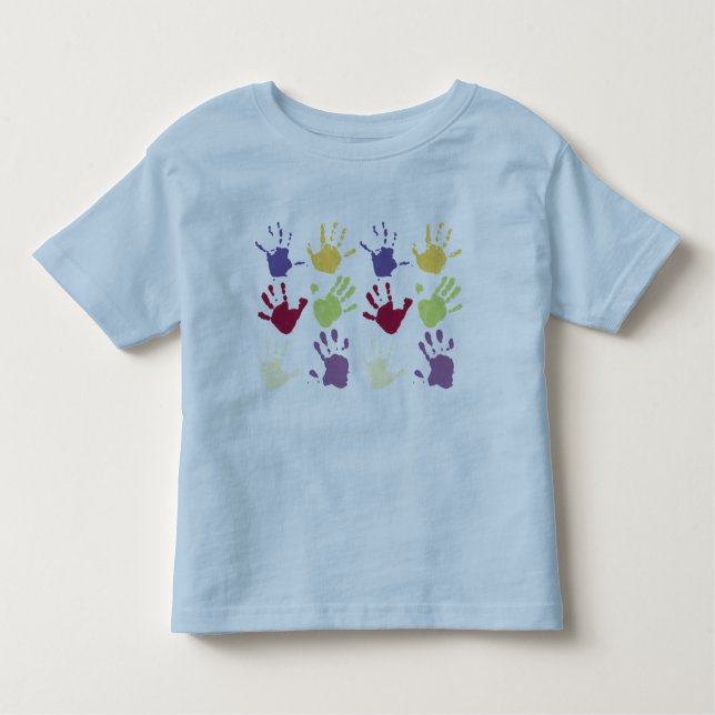 Camisa de huella manual de Toddler (Anverso)