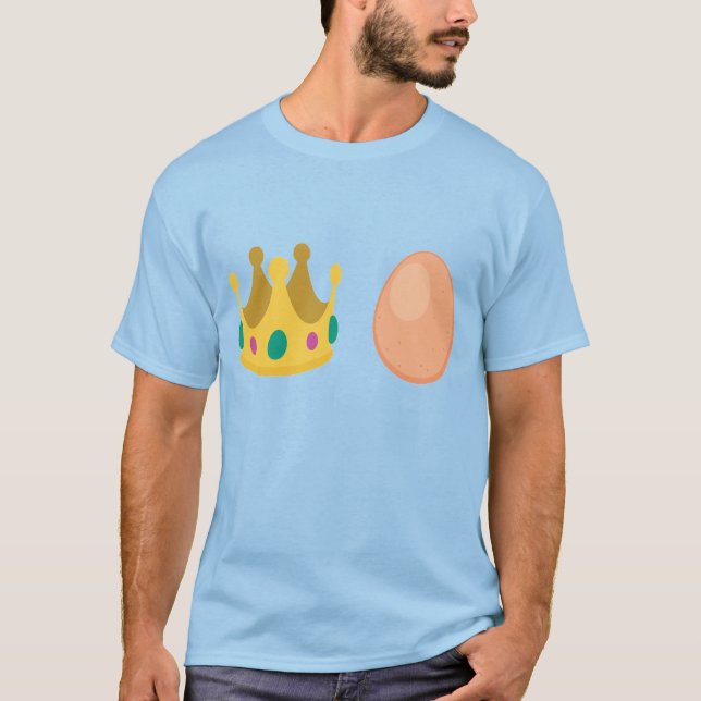 Camisa de huevo de Mens Prince (Anverso)