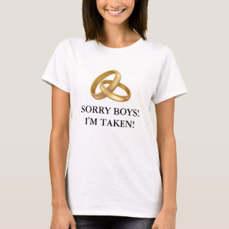 Camisa De Humor De Novia Con Anillos Bodas