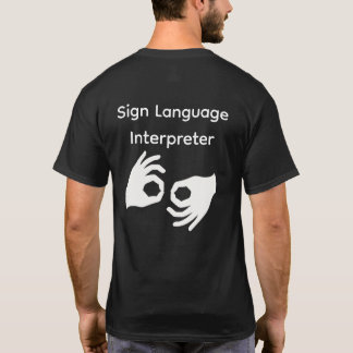 Camisa de Intérprete de Lenguaje de Señas