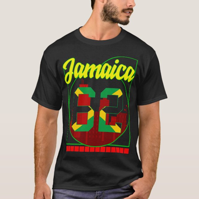 Camisa de Jamaica, Jamaica 62 Diseño de bandera ja (Anverso)