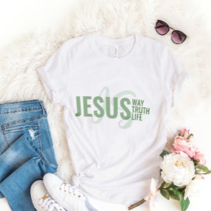 Camisa de Jesús, vida, camiseta de la verdad