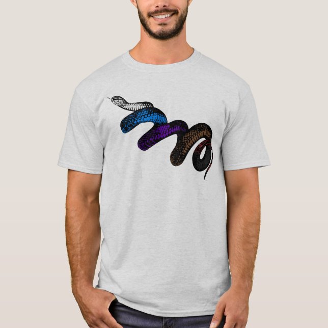 Camisa de Jiu Jitsu de la serpiente de BJJ (Anverso)