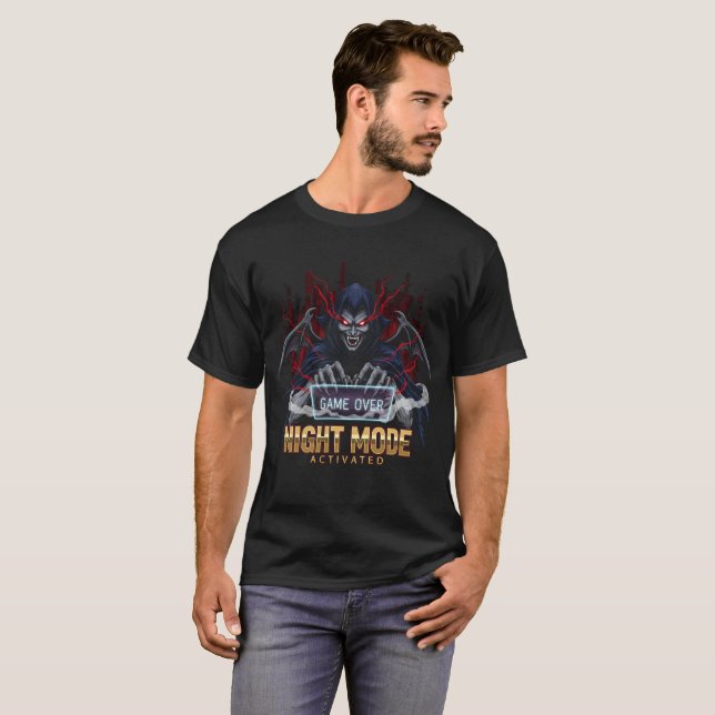 Camisa de juego de vampiros activado en modo noctu (Anverso completo)