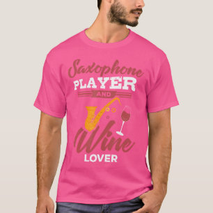 Camisa de jugador saxofón - Bodega de vino Jazz Mu