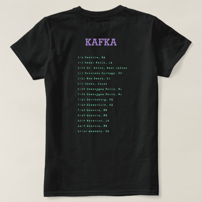 Camisa de Kafka (Reverso del diseño)