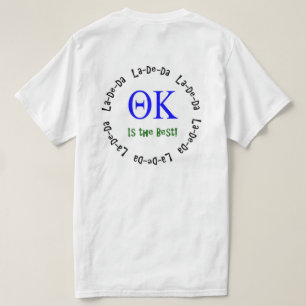 Camisa de Kappa La-De-DA de la theta