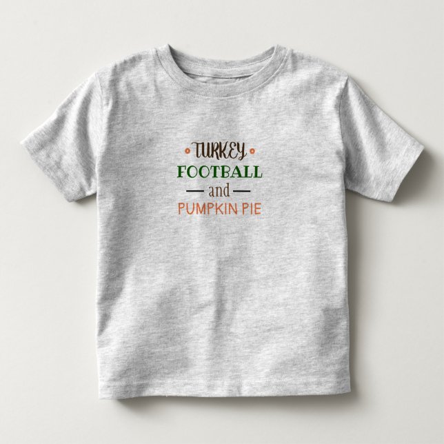 Camisa de la acción de gracias para los niños (o (Anverso)