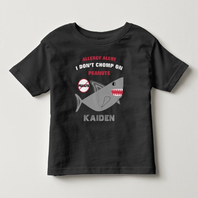 Camisa de la alarma de la alergia de los (Anverso)