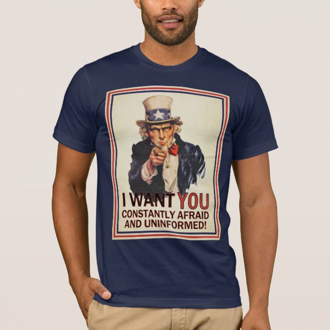 Camisa de la Anti-Propaganda del tío Sam (Anverso)