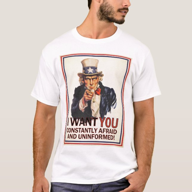 Camisa de la Anti-Propaganda del tío Sam (Anverso)