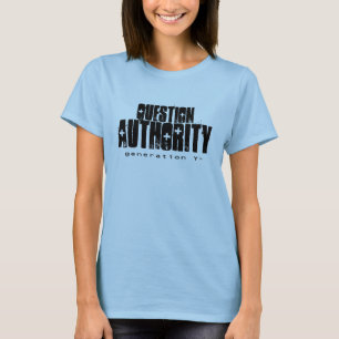 Camisa de la autoridad II de la pregunta de las