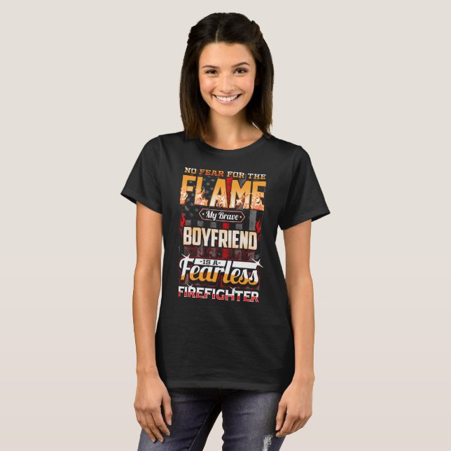 Camisa de la bandera americana del bombero del (Anverso completo)