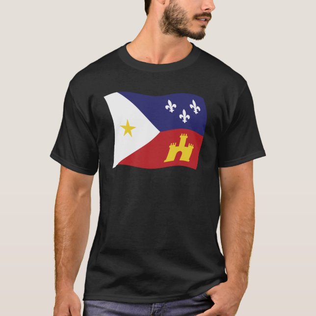 Camisa de la bandera de Acadiana (Anverso)
