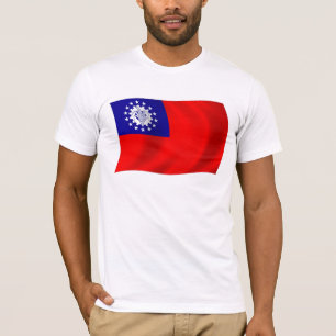 Camisa de la bandera de Birmania