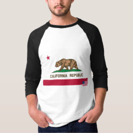 Camisa de la bandera de California