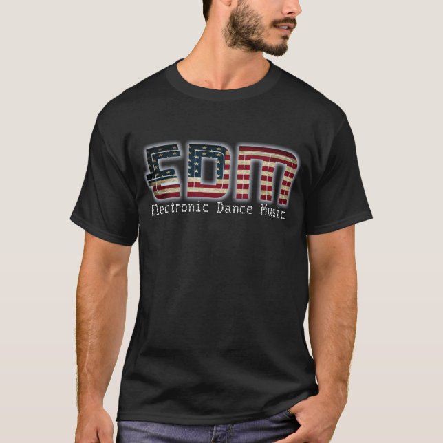 Camisa de la bandera de EDM los E.E.U.U. (Anverso)