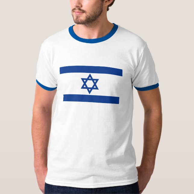 camisa de la bandera de Israel (Anverso)
